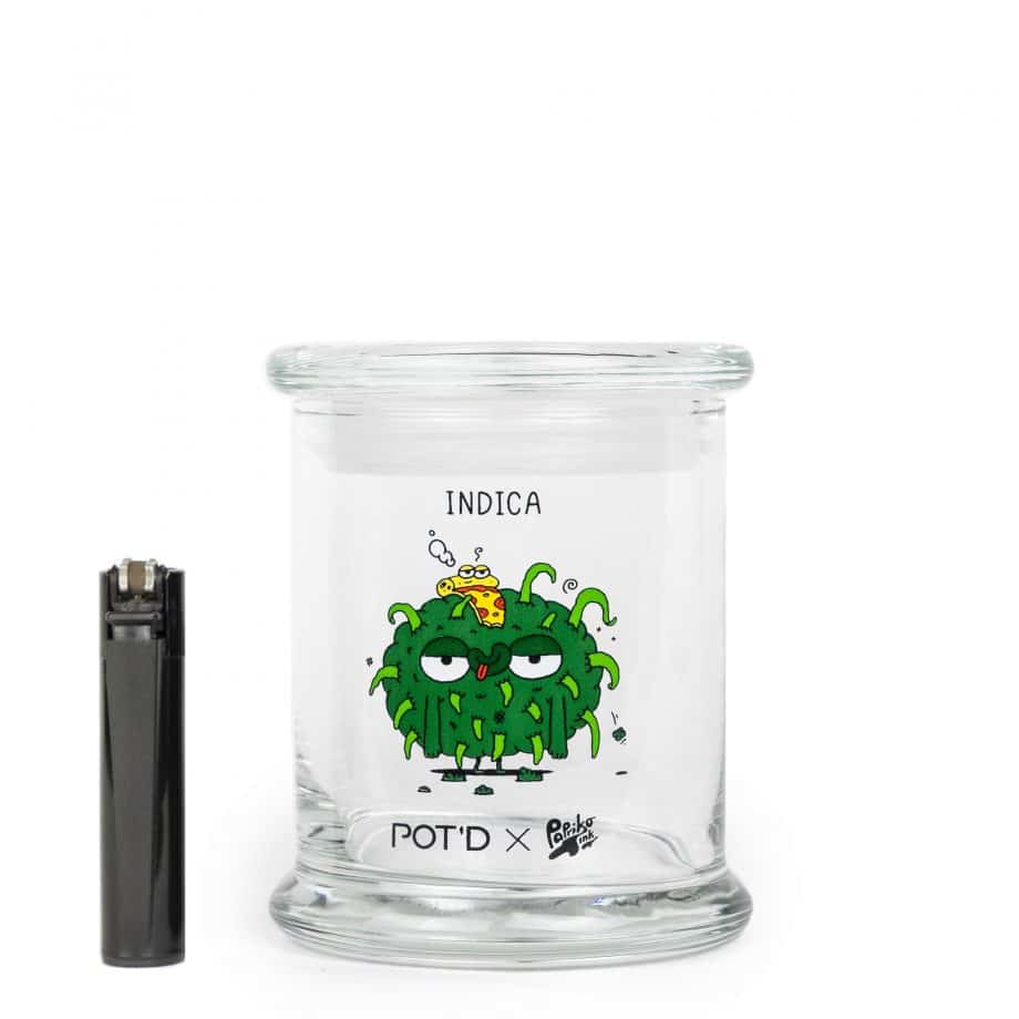 Large pop-top jar - Indica