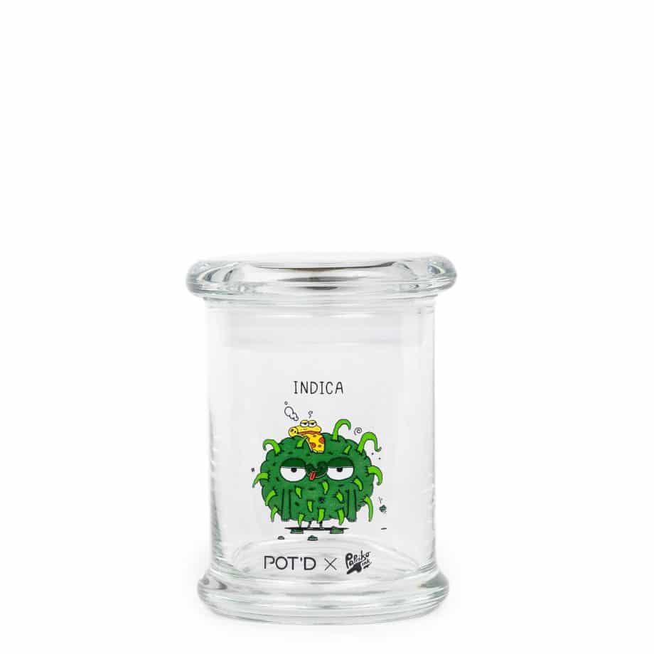 Medium pop-top jar - Indica