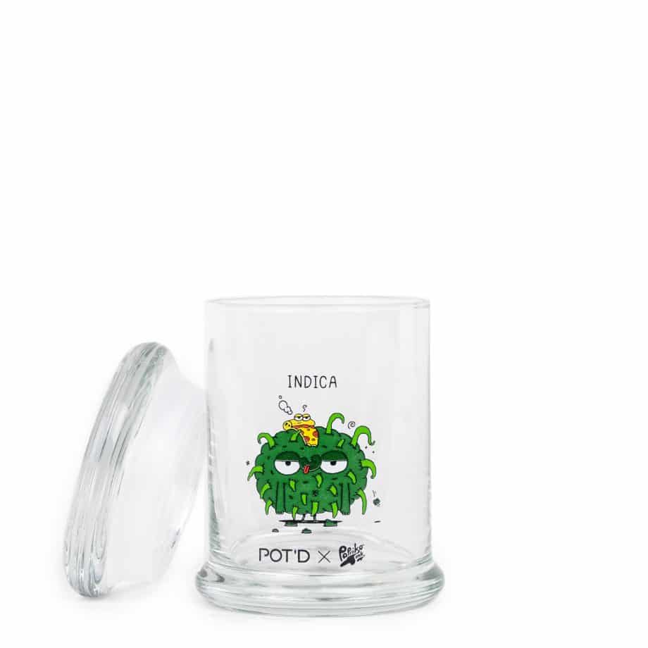 Medium pop-top jar - Indica