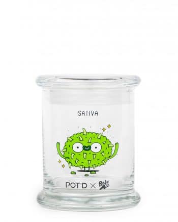 Large pop-top jar - Sativa