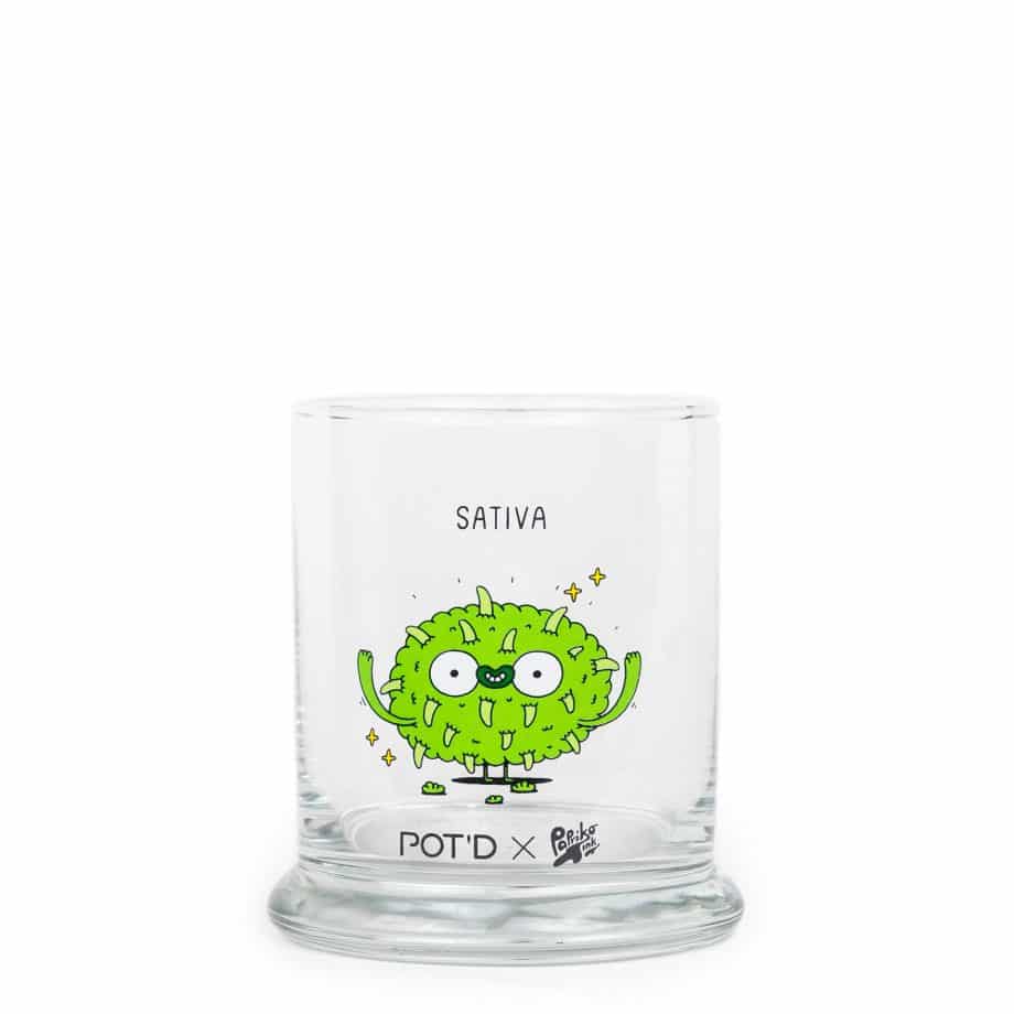 Large pop-top jar - Sativa