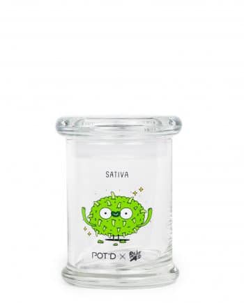 Medium pop-top jar - Sativa