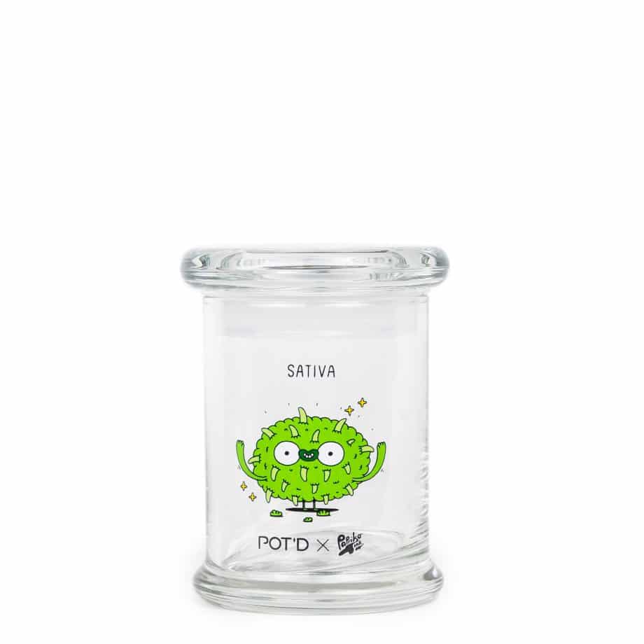 Medium pop-top jar - Sativa