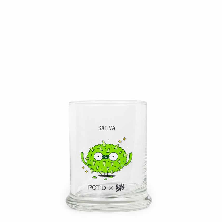 Medium pop-top jar - Sativa