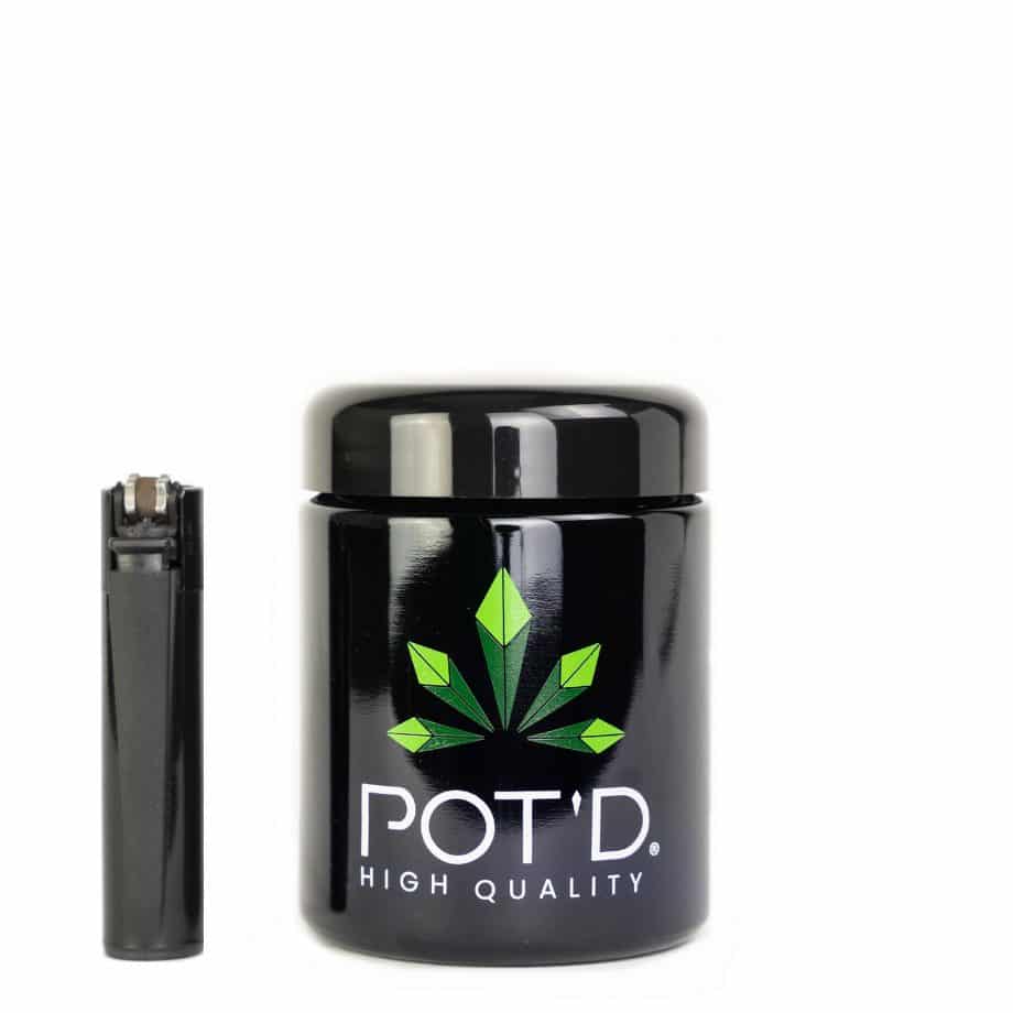 Medium violet jar - Pot'D